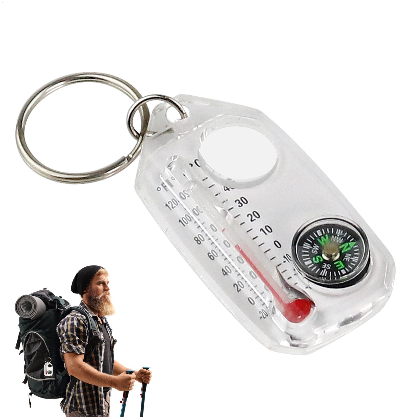 Compass Keychain Mini - Mały kompas na breloczku, przenośny mini