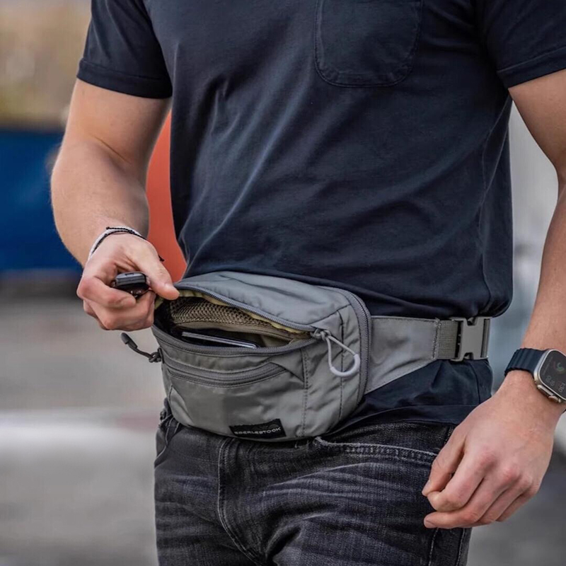 Edc Concealed Carry Fanny Pack - Męska torba biodrowa z regulowanym paskiem,