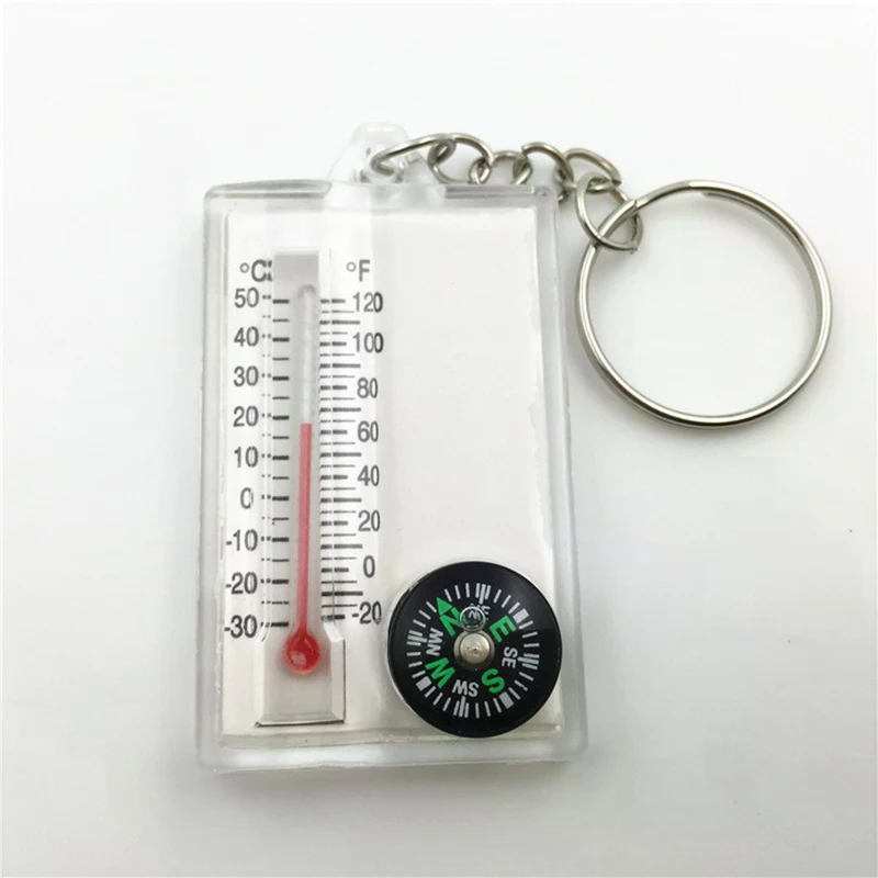 Compass Keychain Mini - Kompas karabińczykowy do wspinaczki górskiej, narzędzia