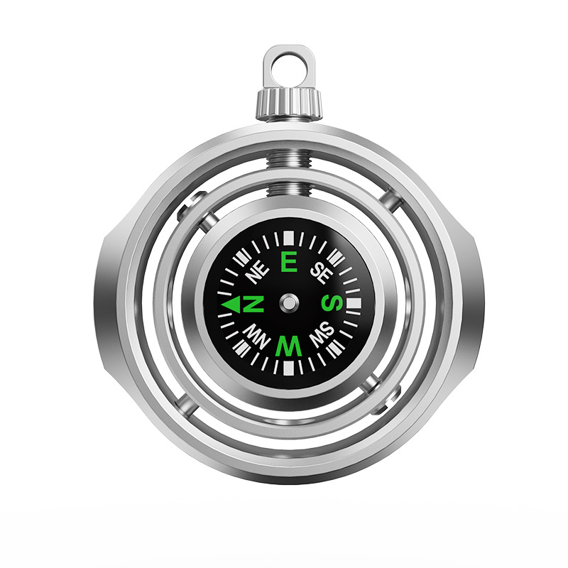 Compass Keychain Mini - MINI Kompas Rolujący się na Palec