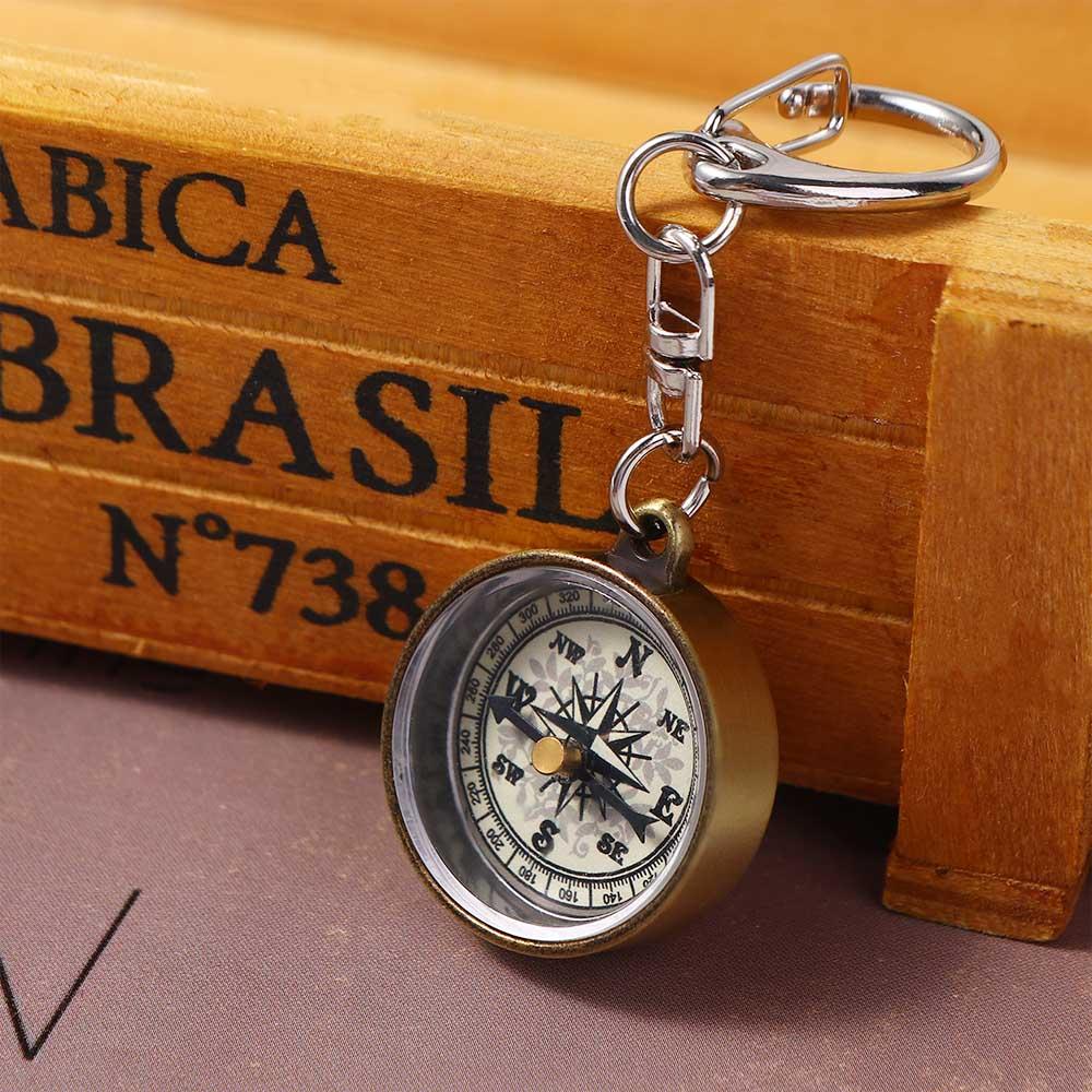 Compass Keychain Mini - Brelok ze stopu cynku do sprzętu