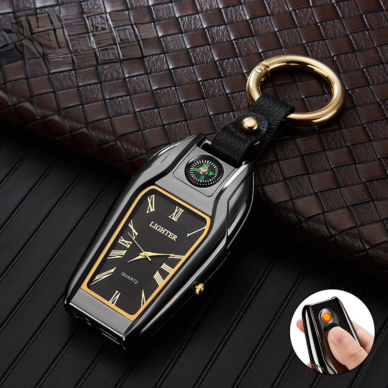 Compass Keychain Mini - Nowy wielofunkcyjny brelok z kompasem zapalniczka