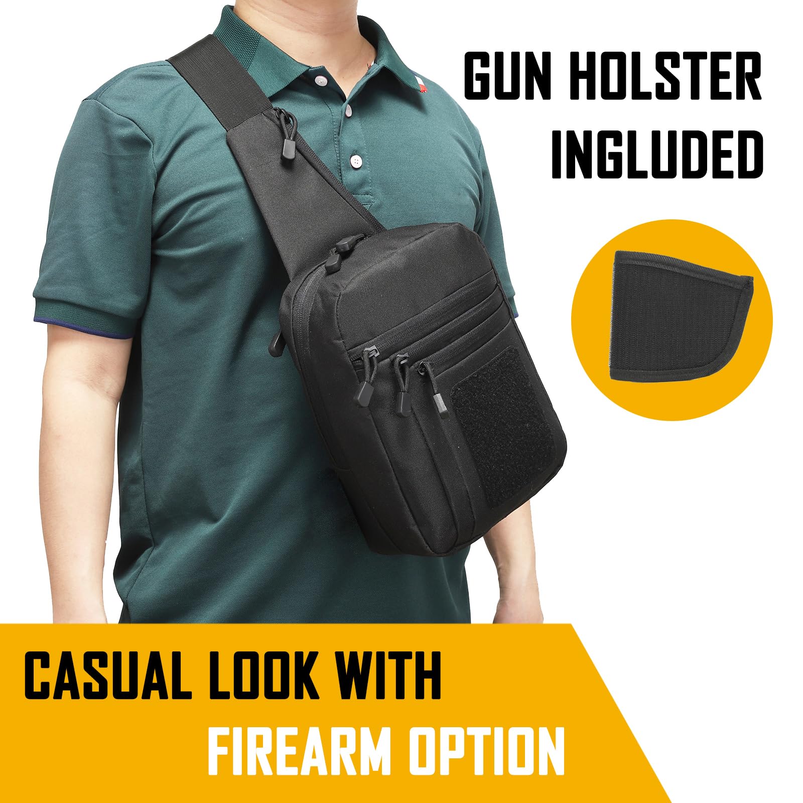 Edc Carry Holster - Torba na ramię do ukrytego noszenia