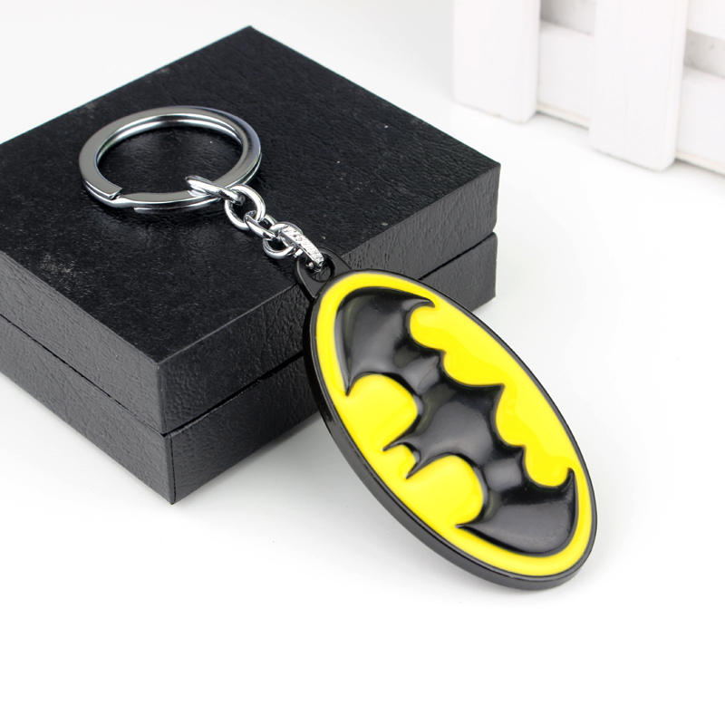 Kreatywny czarno-żółty owalny  – Carabiner Keychain recenzja i cena