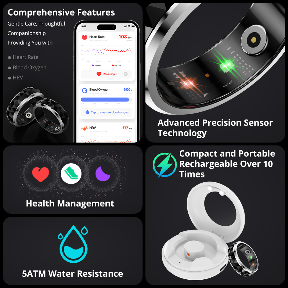 2024 COLMI R11 Smart Ring, Fid – Fidget Spinner Bearing recenzja i cena