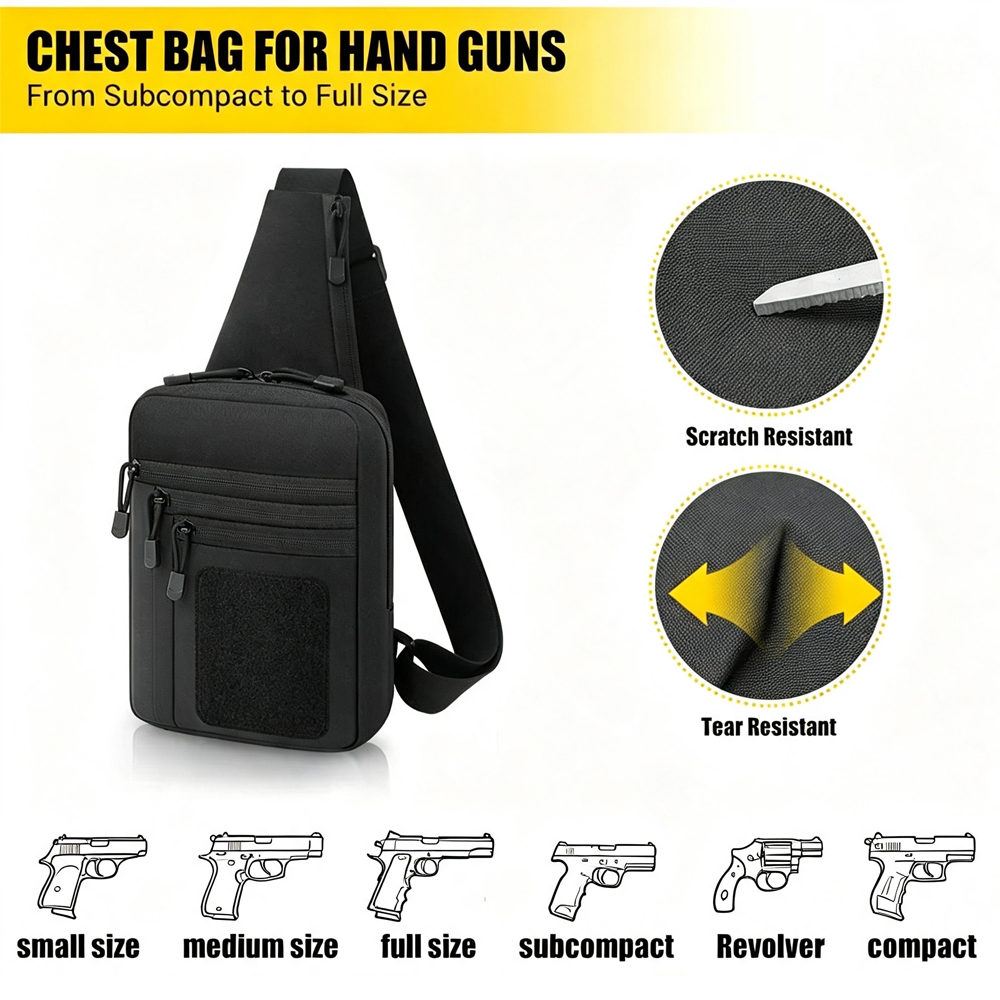 Ukryta torba na broń do noszen – Edc Carry Bag For Pistol recenzja i cena
