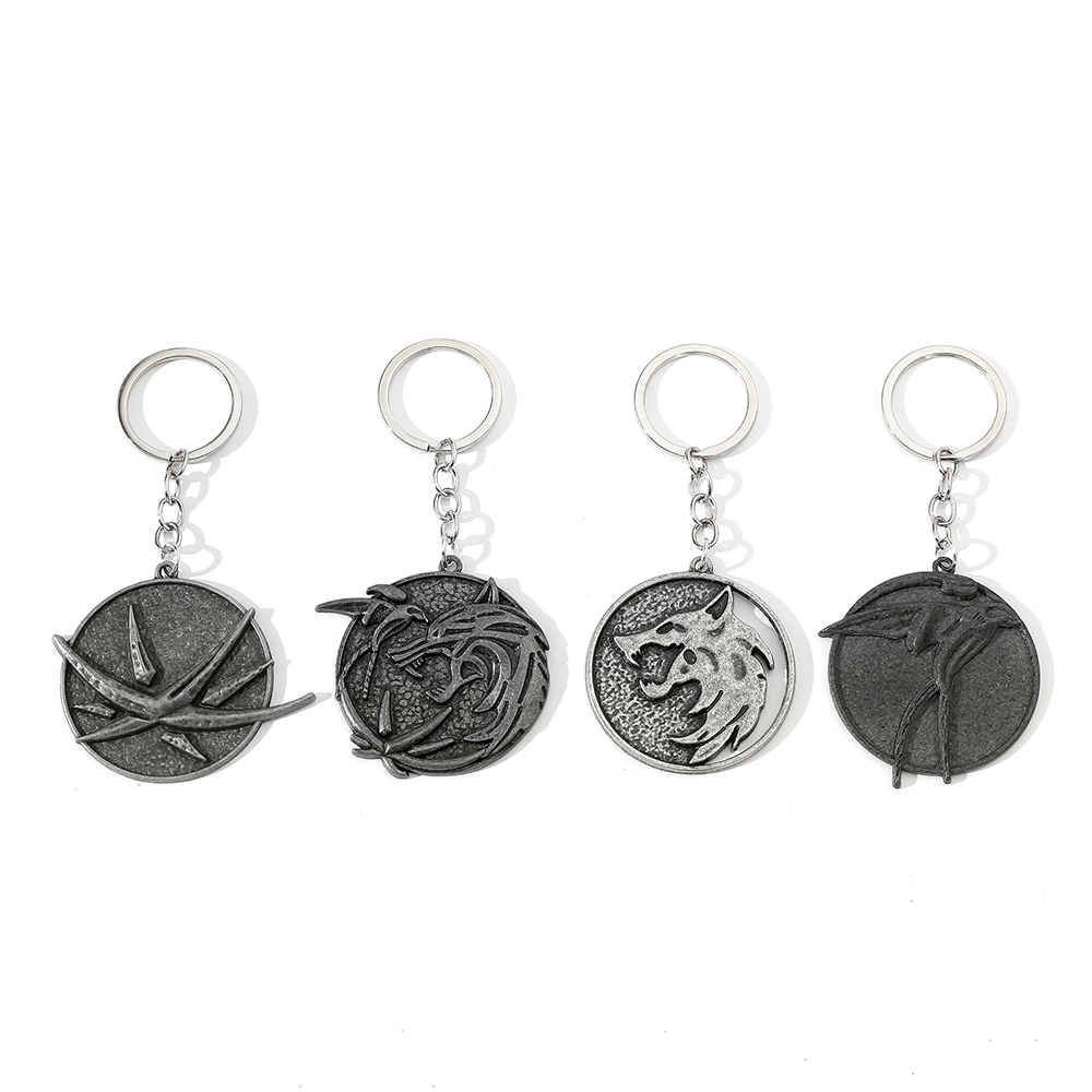 Brelok Vintage z Głową Wilka,  – Carabiner Keychain recenzja i cena