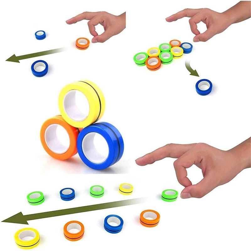 3 SZT. Magnetyczne Pierścienie – Fidget Spinner Bearing recenzja i cena