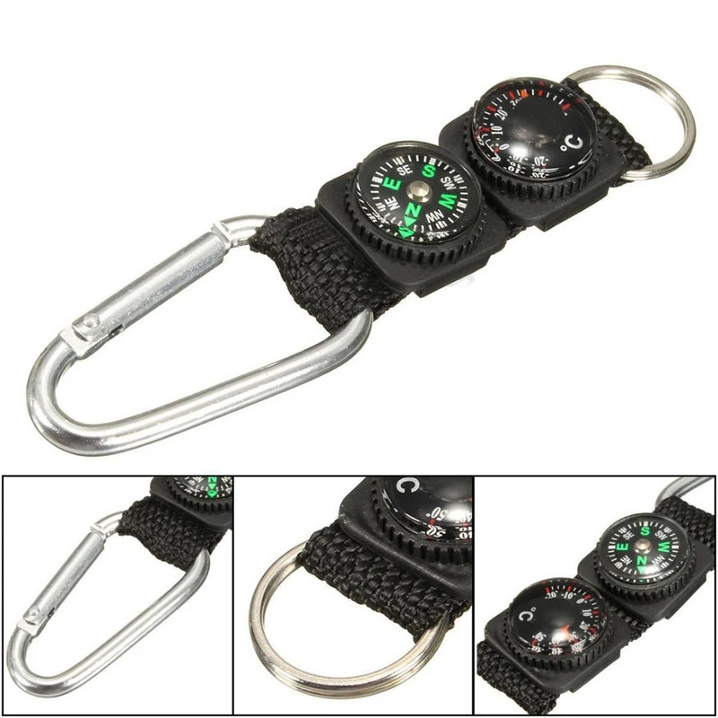 1 szt. Uniwersalny Wielofunkcy – Compass Keychain Mini recenzja i cena