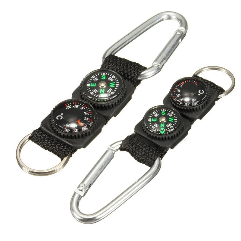 1 szt. Uniwersalny Wielofunkcy – Compass Keychain Mini recenzja i cena