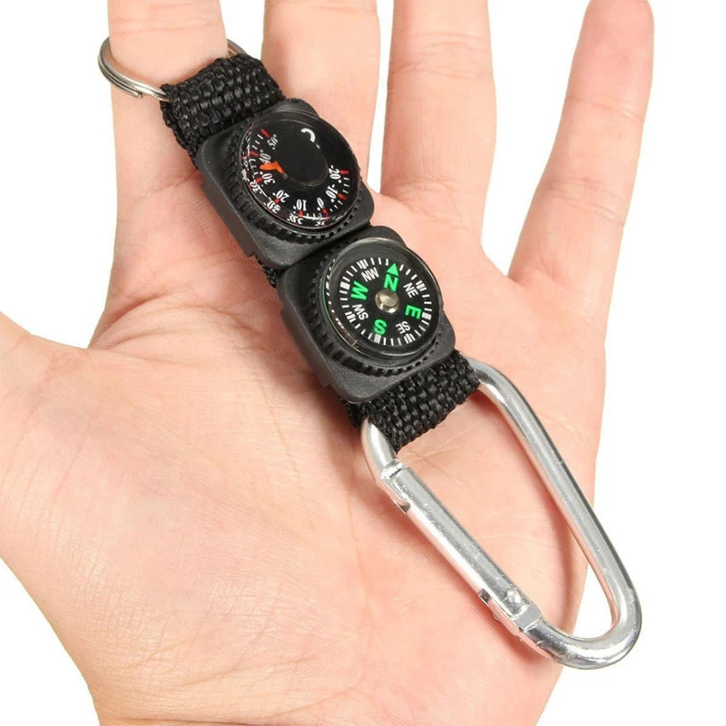 1 szt. Uniwersalny Wielofunkcy – Compass Keychain Mini recenzja i cena