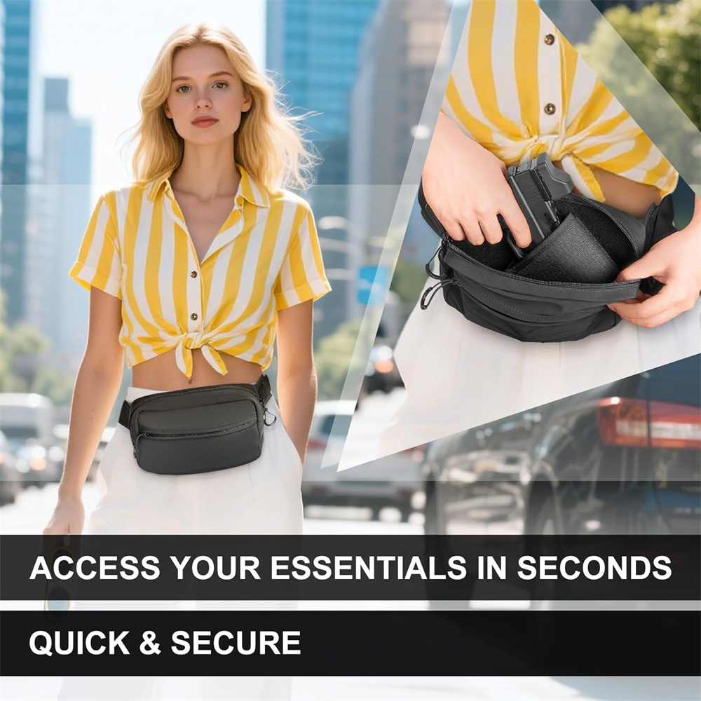 Uniwersalna torba na pistolet  – Edc Concealed Carry Fanny Pack recenzja i cena
