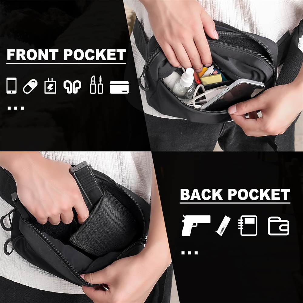 Uniwersalna torba na pistolet  – Edc Concealed Carry Fanny Pack recenzja i cena