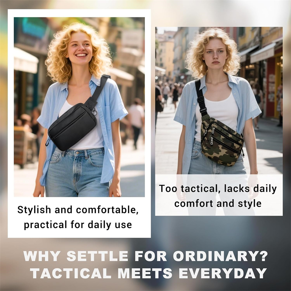 Uniwersalna torba na pistolet  – Edc Concealed Carry Fanny Pack recenzja i cena