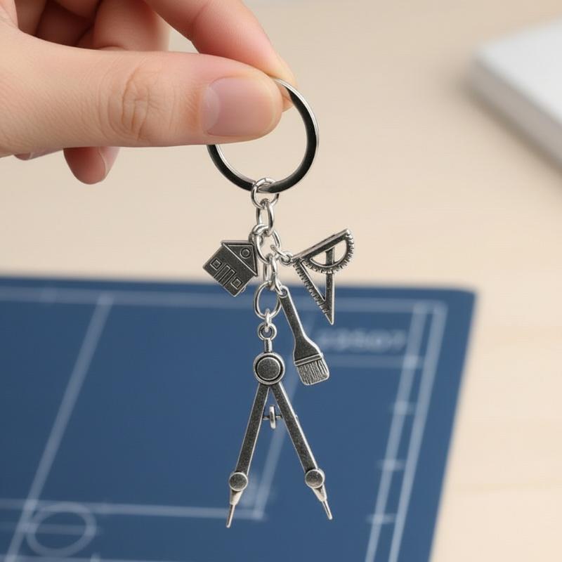 Wielofunkcyjny srebrny brelok  – Compass Keychain Mini recenzja i cena