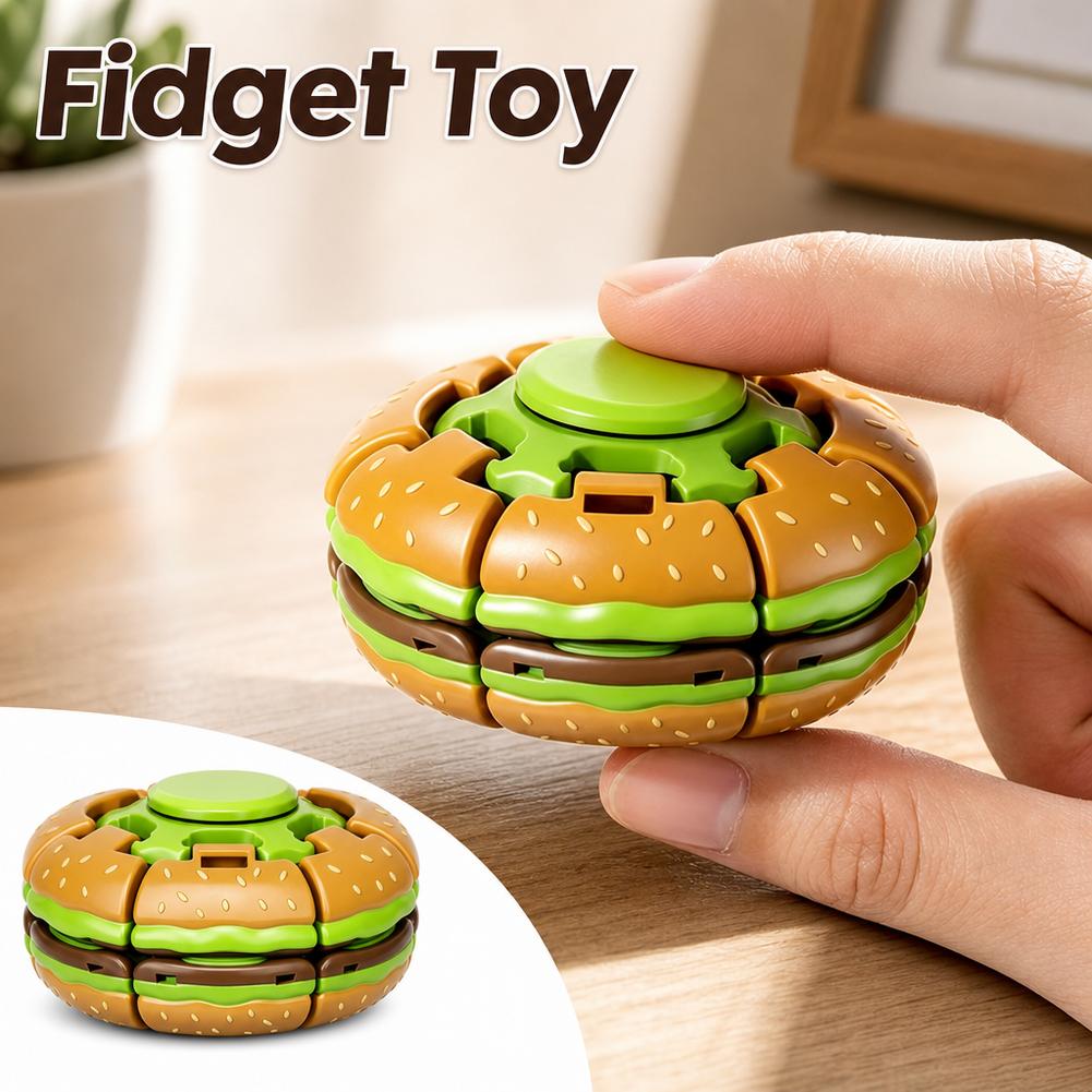 Burger Gyroskop Zabawka Antyst – Fidget Spinner Bearing recenzja i cena