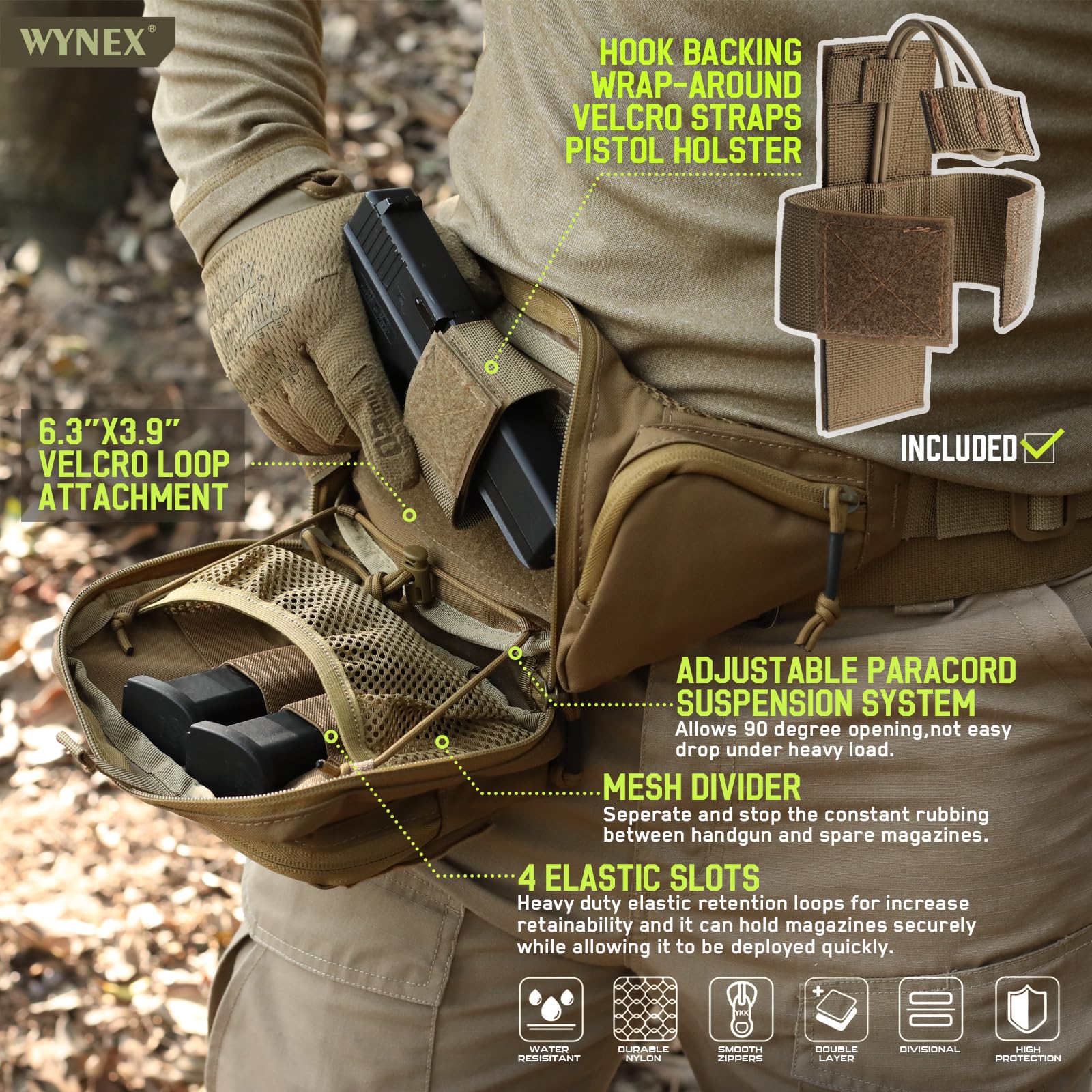 Taktyczna saszetka biodrowa do – Edc Concealed Carry Fanny Pack recenzja i cena