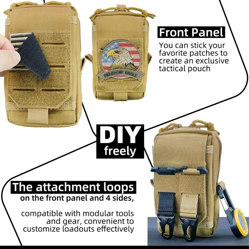 Taktyczna torba biodrowa MOLLE – Edc Carry Holster recenzja i cena