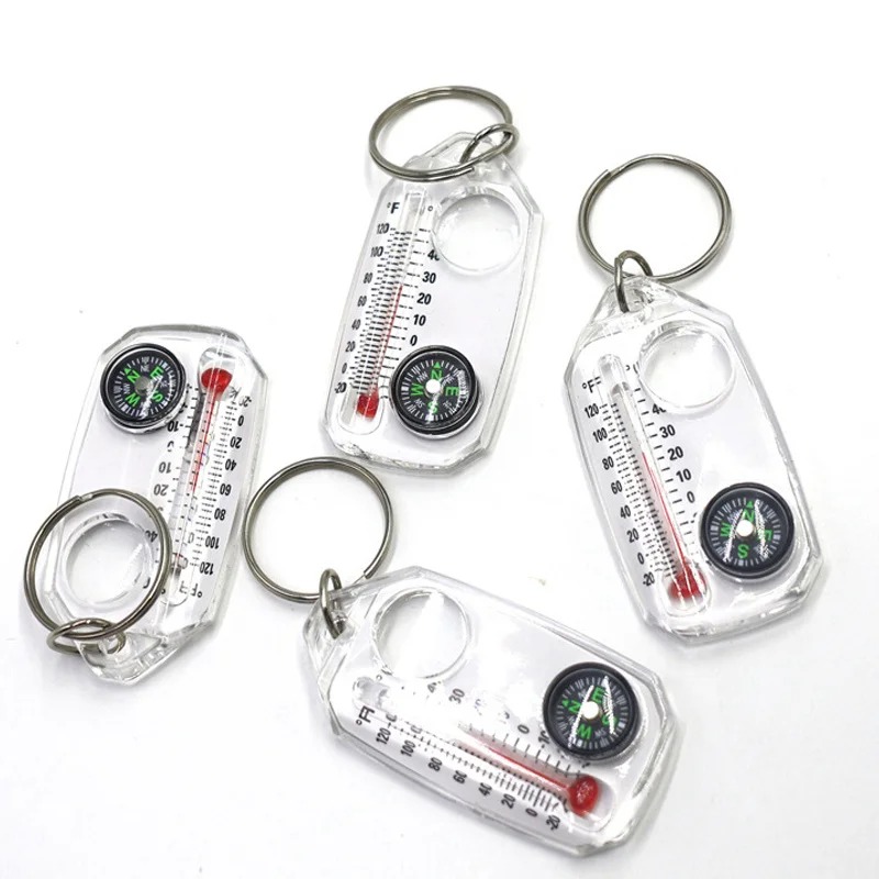 Kompas brelok 3 w 1, przenośny – Compass Keychain Mini recenzja i cena