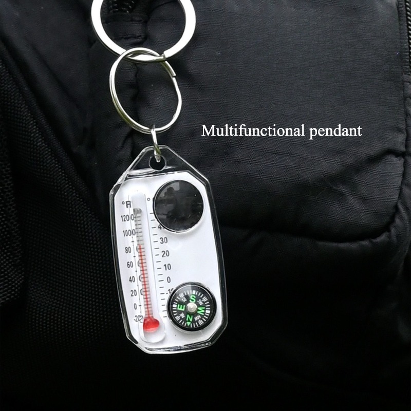 Kompas survivalowy na zewnątrz – Compass Keychain Mini recenzja i cena