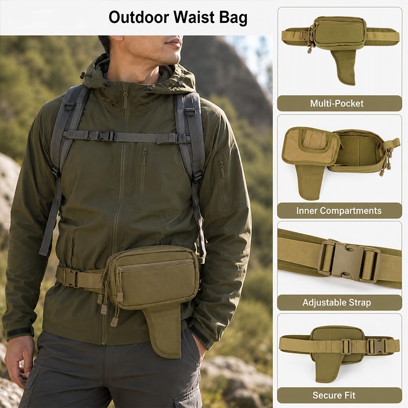 Wielofunkcyjna Torba na Pas Ny – Edc Concealed Carry Fanny Pack recenzja i cena