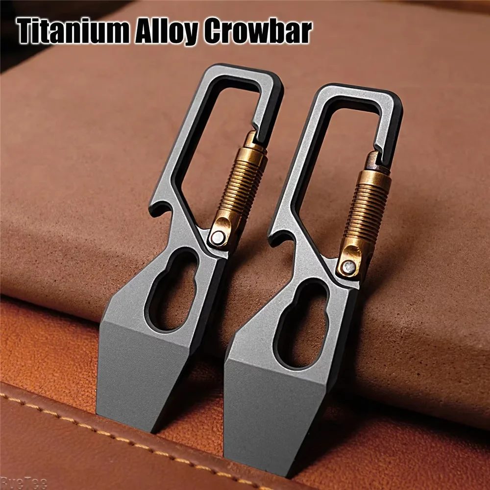 6cm 5-1 wielofunkcyjny brelok  – Titanium Pry Bar recenzja i cena